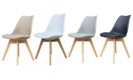Lot de 2 chaises style scandinave Alba, livraison offerte