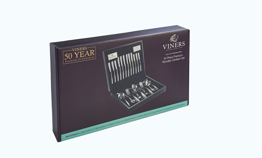 Image 3: Viners 44-Piece Cutlery Set