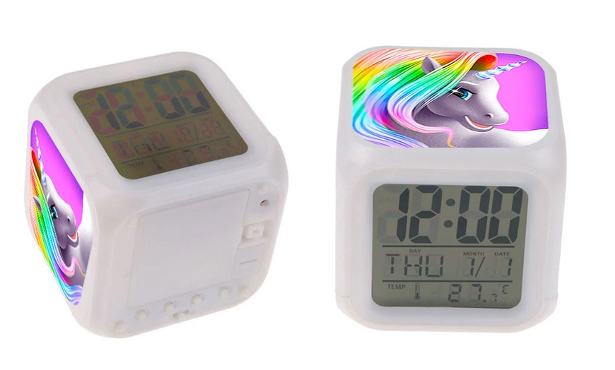 Image 5: Haven Unicorn Alarm Clock