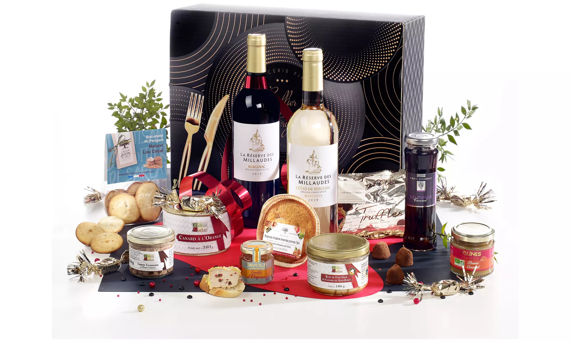 Sélection de 4 coffrets gourmands Le Cellier du Périgord - Primary Image