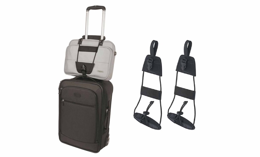 Image 1: Luggage Bungee Straps