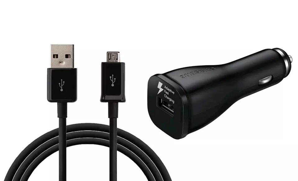 Samsung Fast Charging Car Charger with Detachable Micro USB Cable - Second Medium