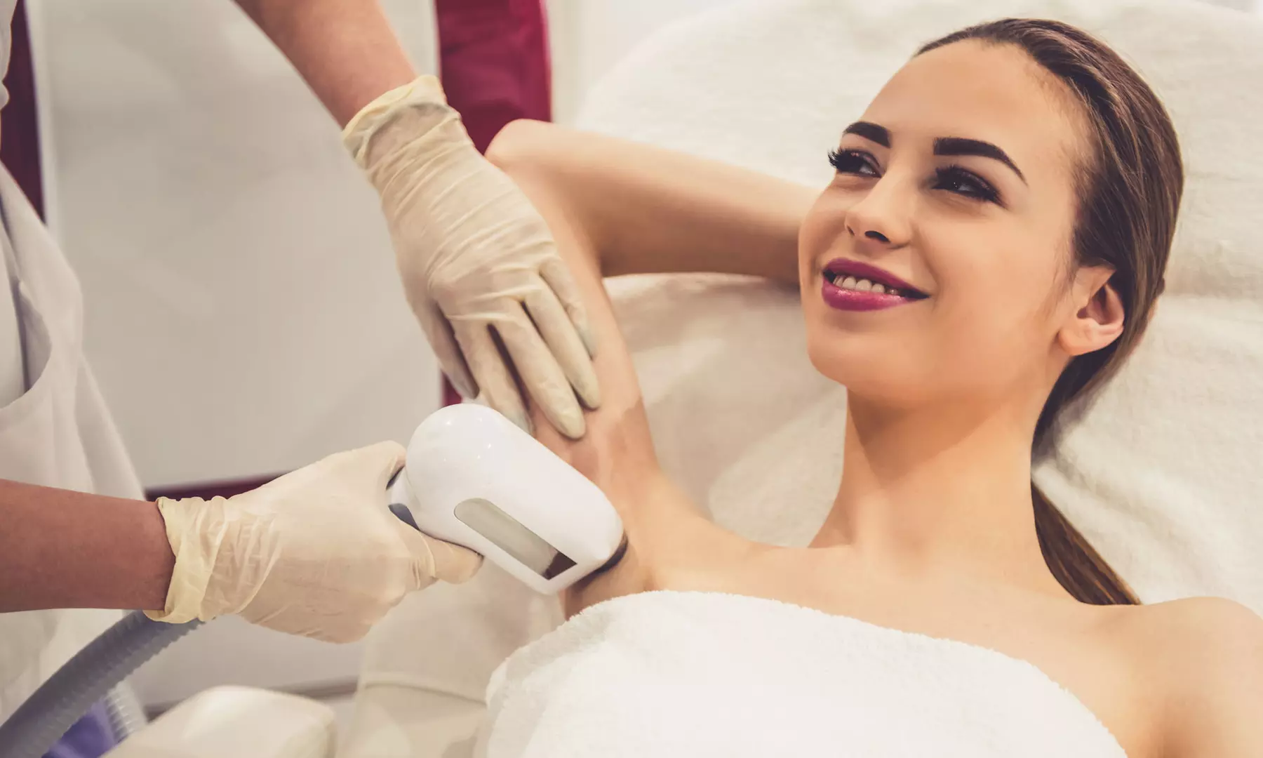 Experience six laser hair-removal treatments for all areas