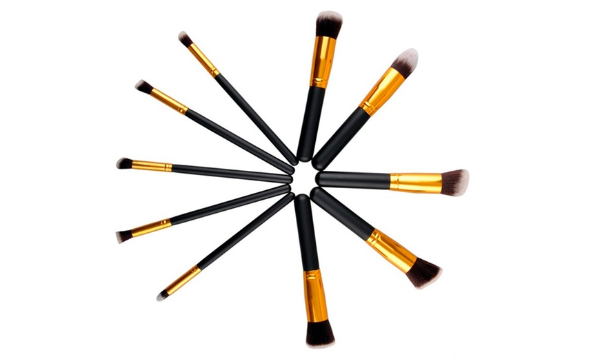 Image 5: Ten-Piece Make-Up Brush Set