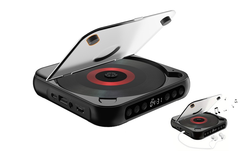 Image 5: Portable Bluetooth CD Player