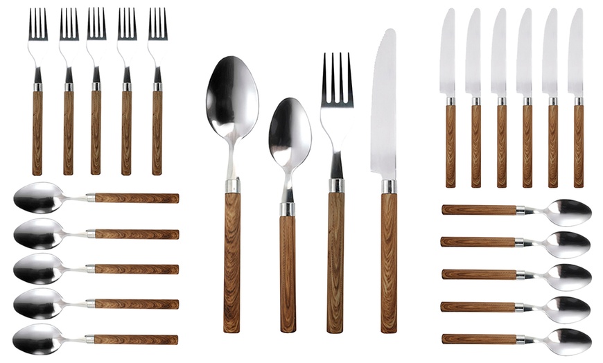 Image 2: Bergner 24-Pieces Cutlery Set