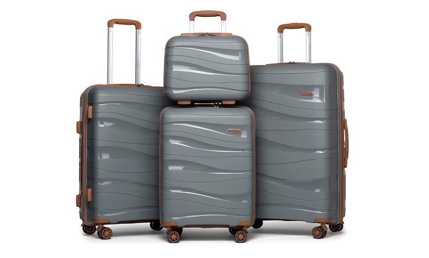 Image 2: One or Four Suitcase set