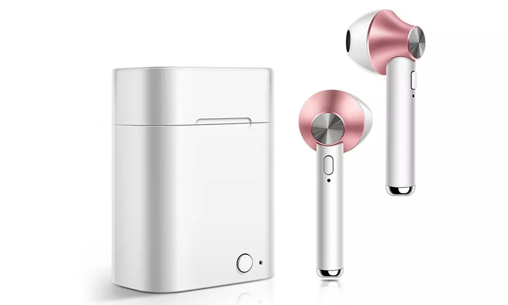 Kopfhörer mit Bluetooth und Ladebox in der Farbe nach Wahl - Second Medium