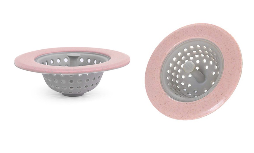 Image 12: Silicone Kitchen Sink Strainers