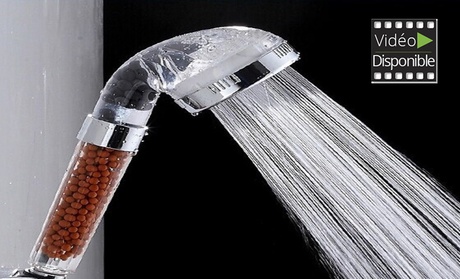 Douchette modelante économie d'eau