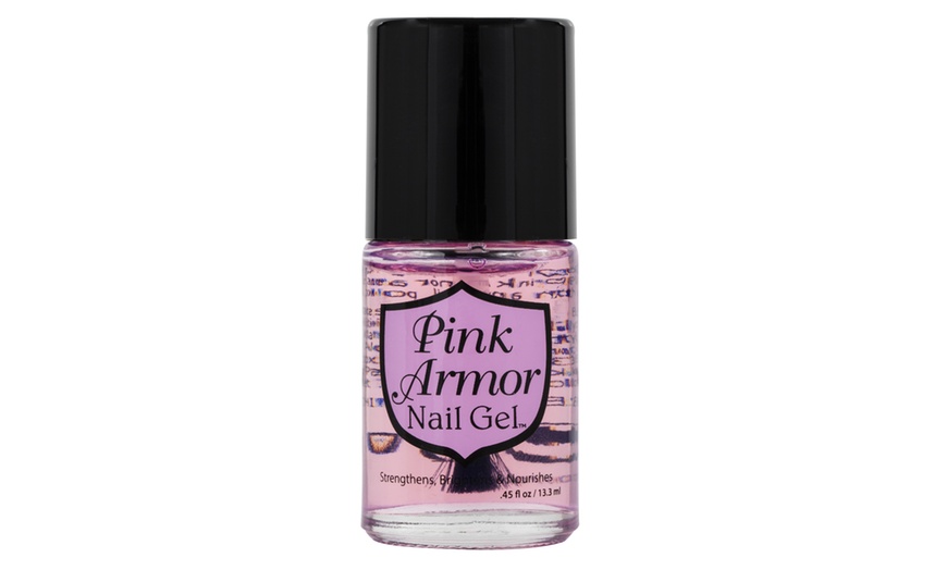 Image 2: Pink Armour Glossy Nail Gel