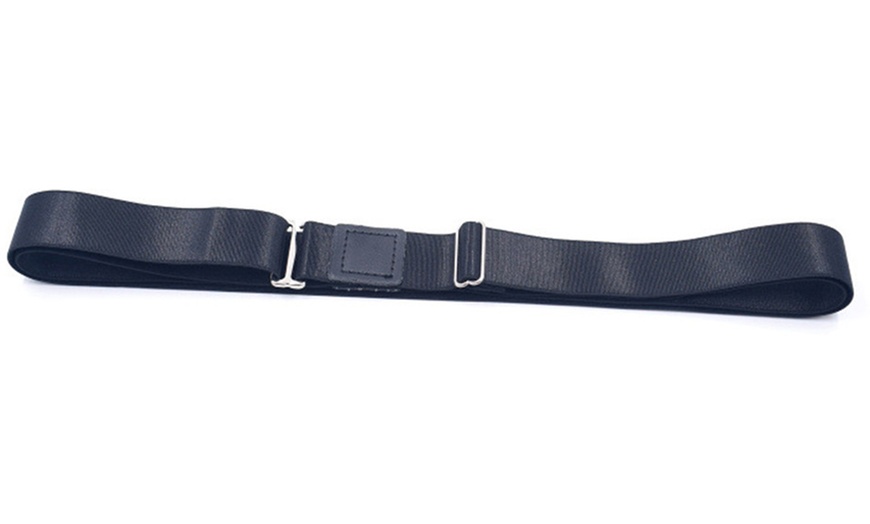 Image 4: Anti Slip Crease Proof Shirt Belt