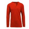 Image 9: Galaxy By Harvic Men's Waffle-Knit Thermal Henley Tee (S-5XL)