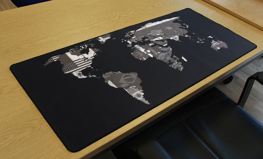 Image 6: World Map Mouse Mat Pad