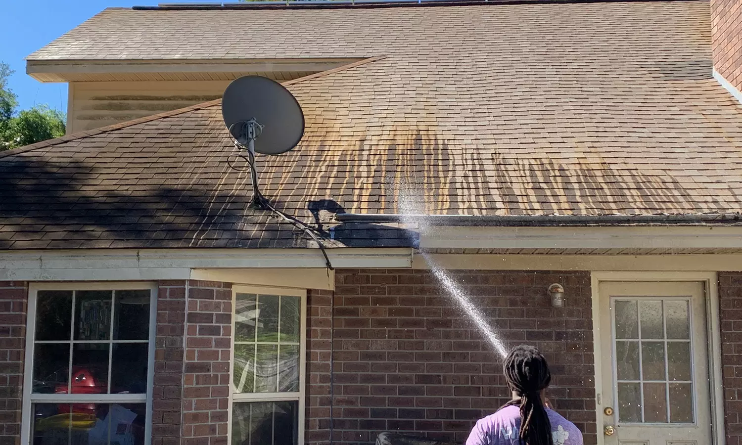 Roof Pressure Washing for Up to 1,500, 2,000, 2,500, or 3,500 Square Feet from Window Genie (Up to 36% Off) - Primary Image