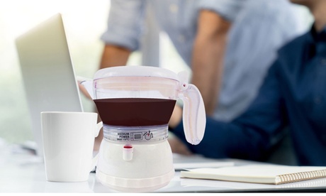 Caffettiera da microonde Silvano bianca