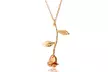 Collier avec pendentif en forme de rose - Second Medium