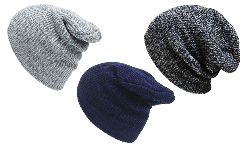 Image 14: Unisex Knitted Beanie Hat