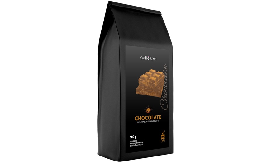 Image 4: Caffeluxe Six 100g bags Flavoured Ground Coffee Gift Set