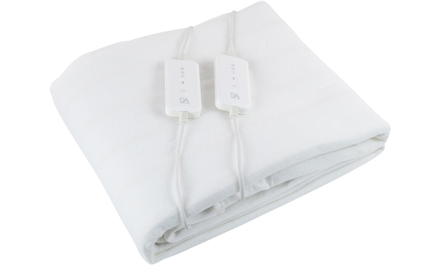 Image 5: Heating Blanket with Three Heat Settings and Quick-Tie Straps