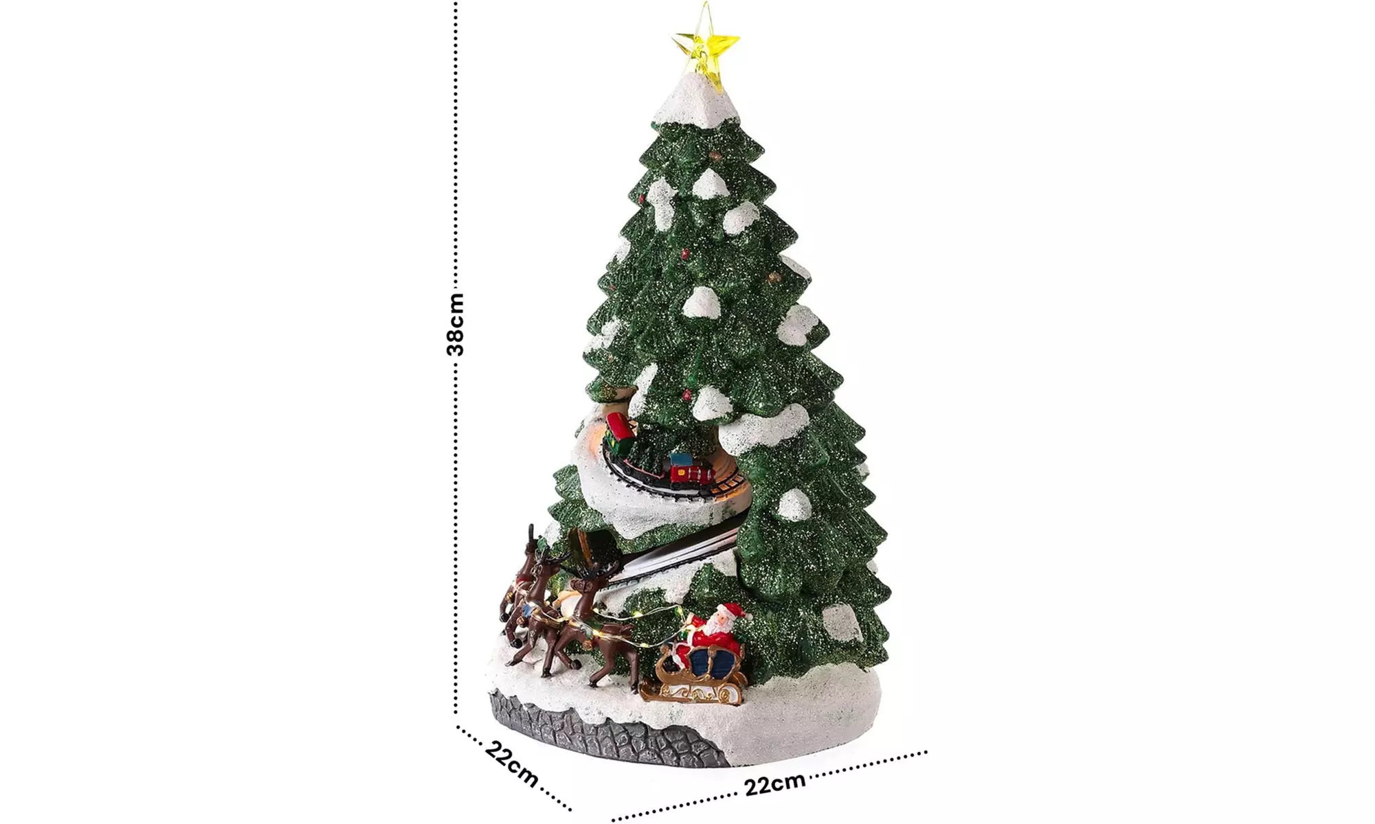 Figuras de decoración navideñas luminosas y animadas de Avilia