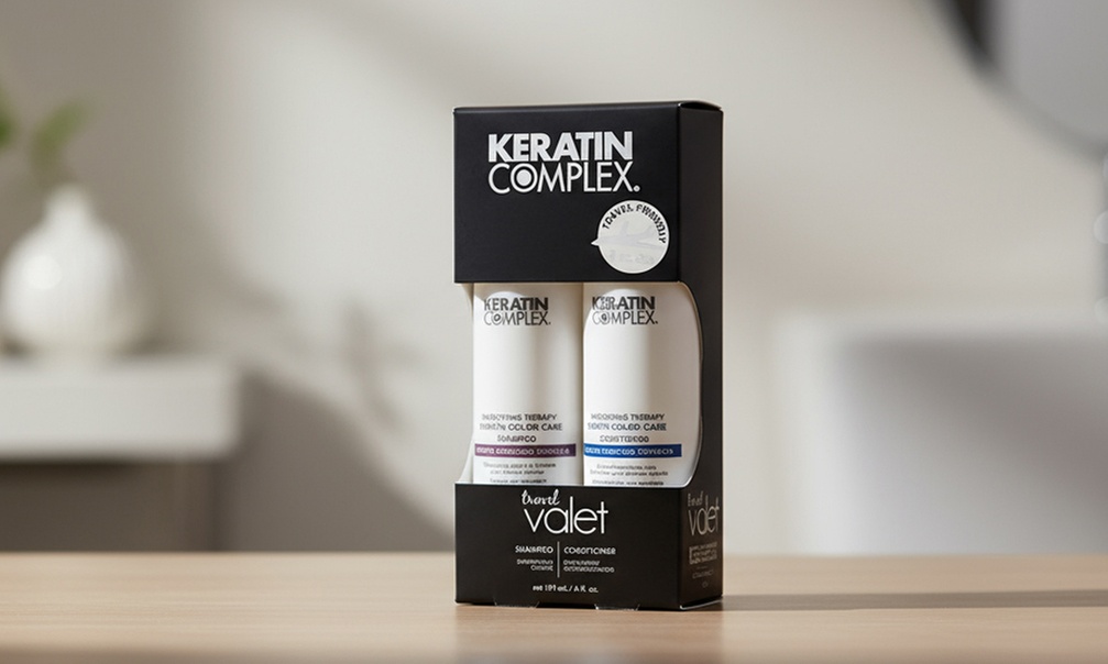 Keratin Complex Travel Valet Color Care Shampoo and Conditioner, 6 oz