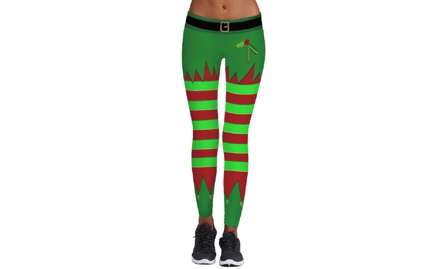 Image 10: Women's Christmas Leggings