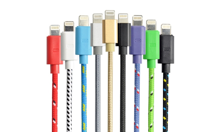 Image 1: 1m or 3m Cable for Apple iPhone, iPad and iPod With Free Delivery