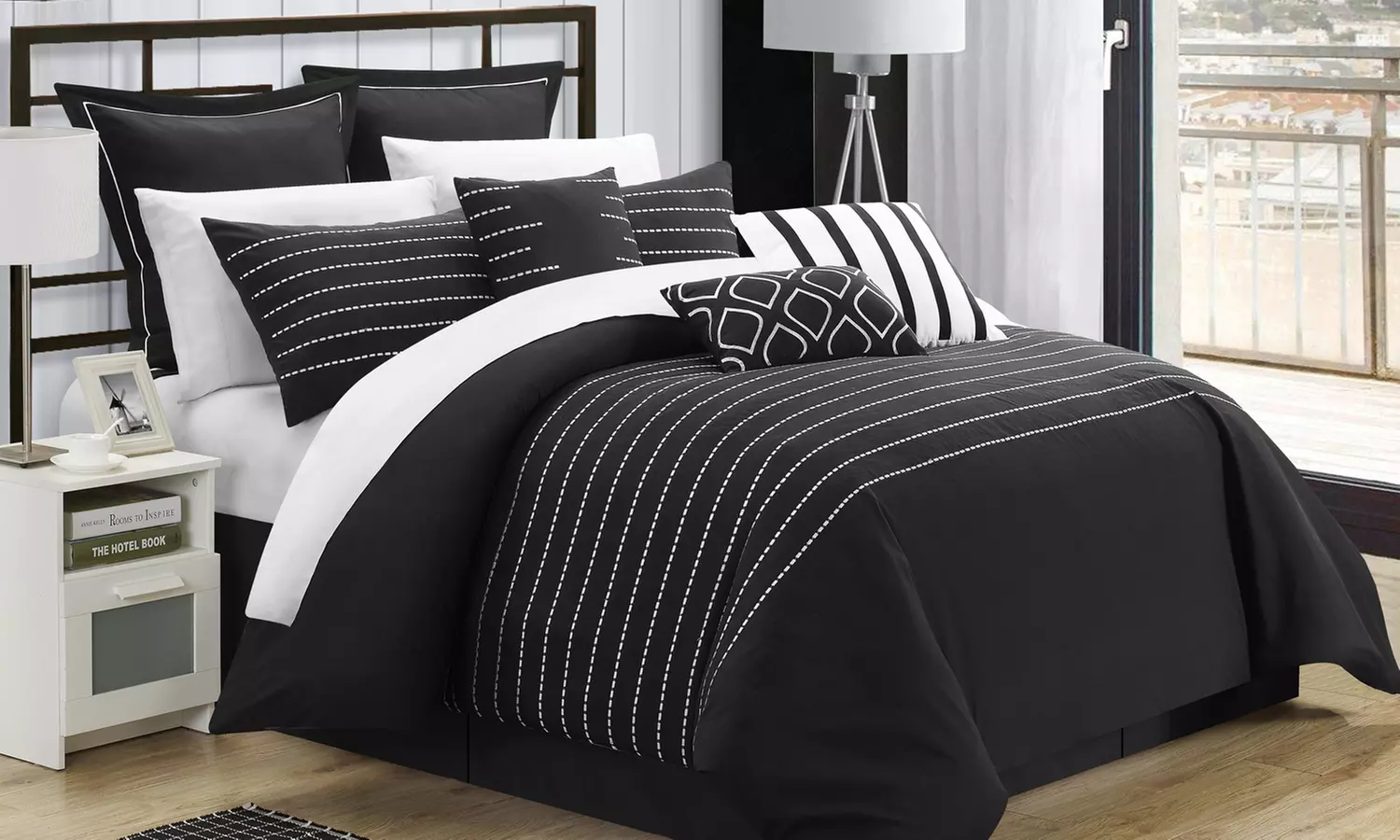 Littleton Embroidered Comforter Sets (9-Piece) - Primary Image