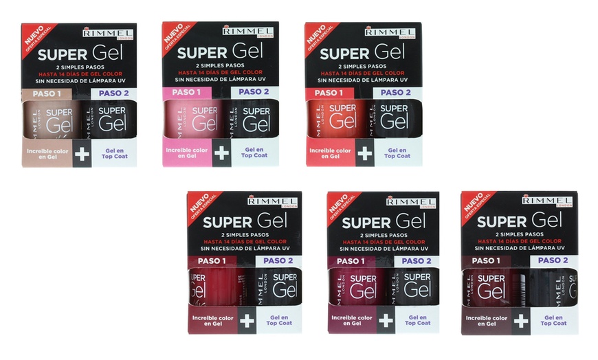 Image 1: Rimmel Super Gel and Top Coats