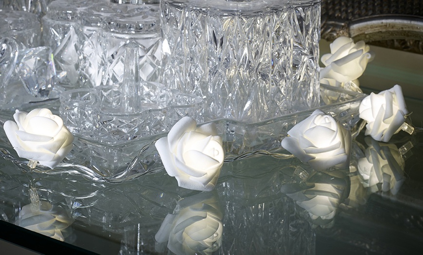 Image 6: Warm White LED Rose Lights