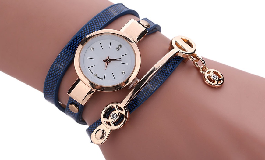 Image 7: Snake Strap Wrap Watch