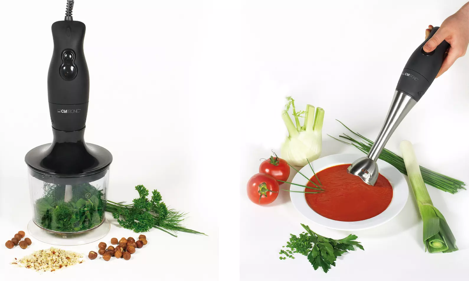 Set Mixeur Plongeant + Batteur + Fouet Inox 200 W Clatronic SMS 3190 - Second Medium