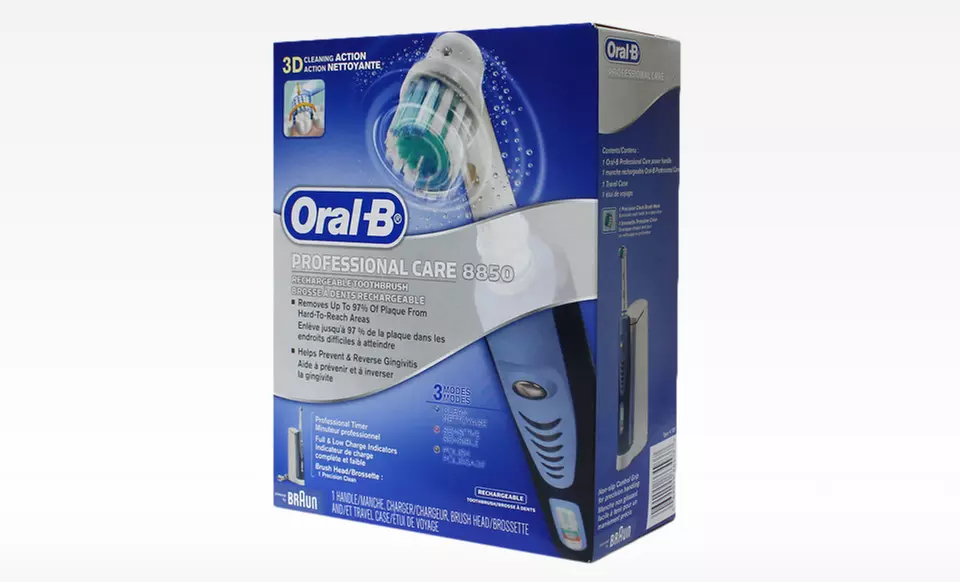 Oral-B Professional Care 8850 Rechargeable-Toothbrush Kit. Free Shipping. - Second Medium