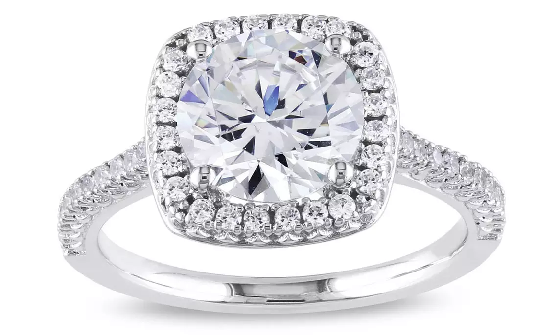 Halo Ring with Swarovski Elements - Primary Image