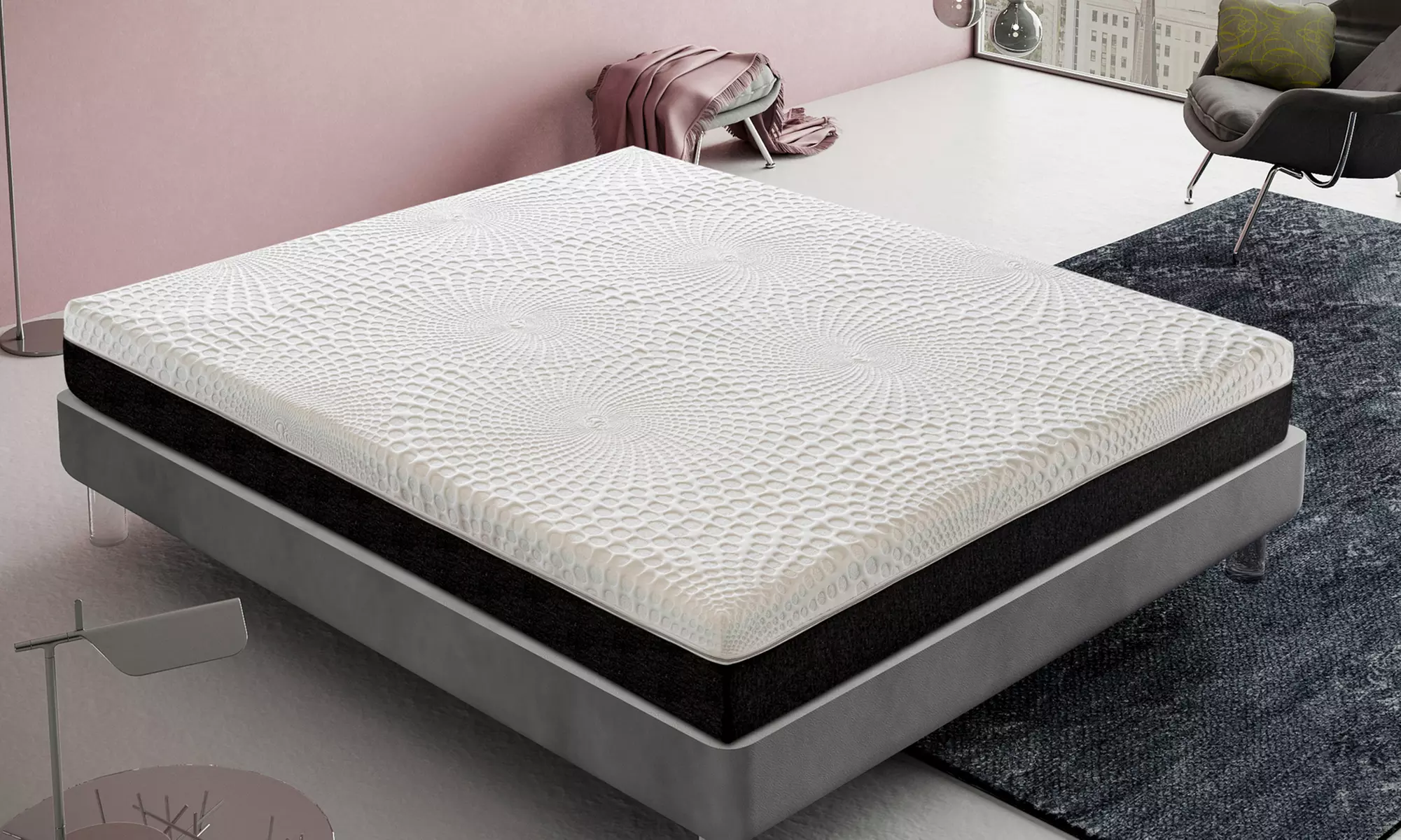 Materasso con molle, memory foam e 13 zone differenziate