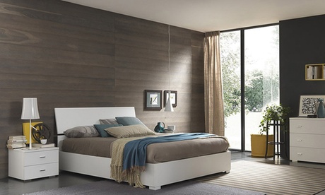 Letto Nirvana con contenitore Made in Italy