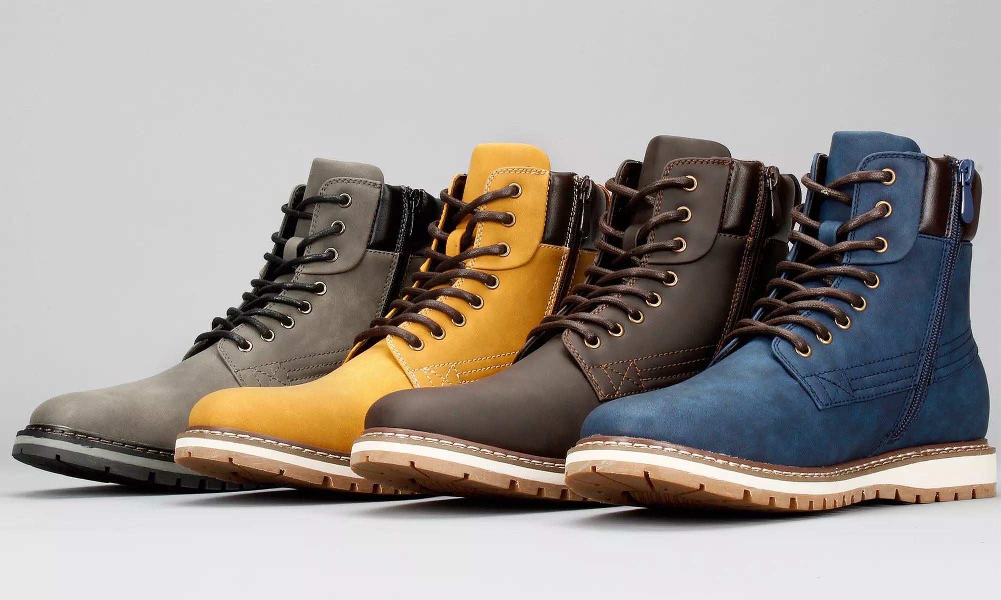 Harrison Men's Casual Nubuck Lace-up Boots - Primary Image