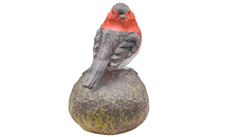 Image 11: One, Two or Four Robin Redbreast Garden Ornaments