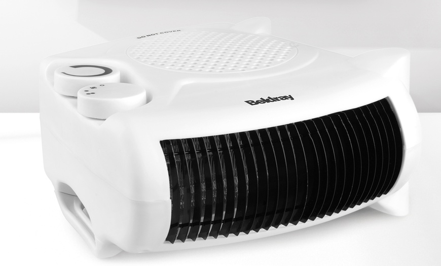 Image 1: Beldray Flat Fan Portable Heater