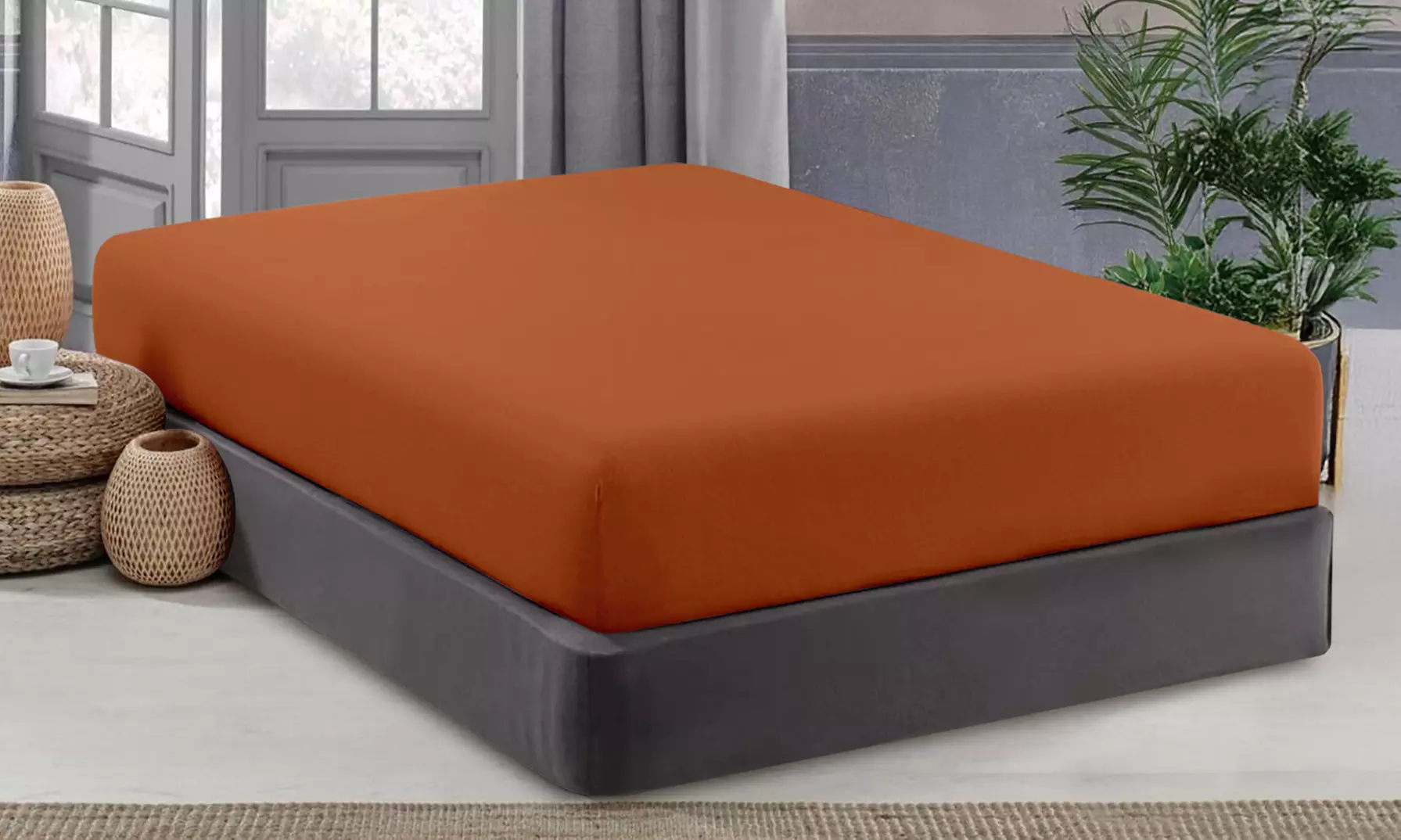 Lenzuolo sotto con angoli no stiro