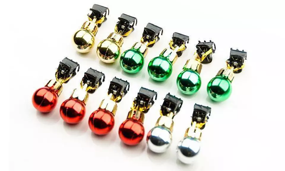 Beardaments Christmas Beard Ornaments (12-Piece) - Second Medium