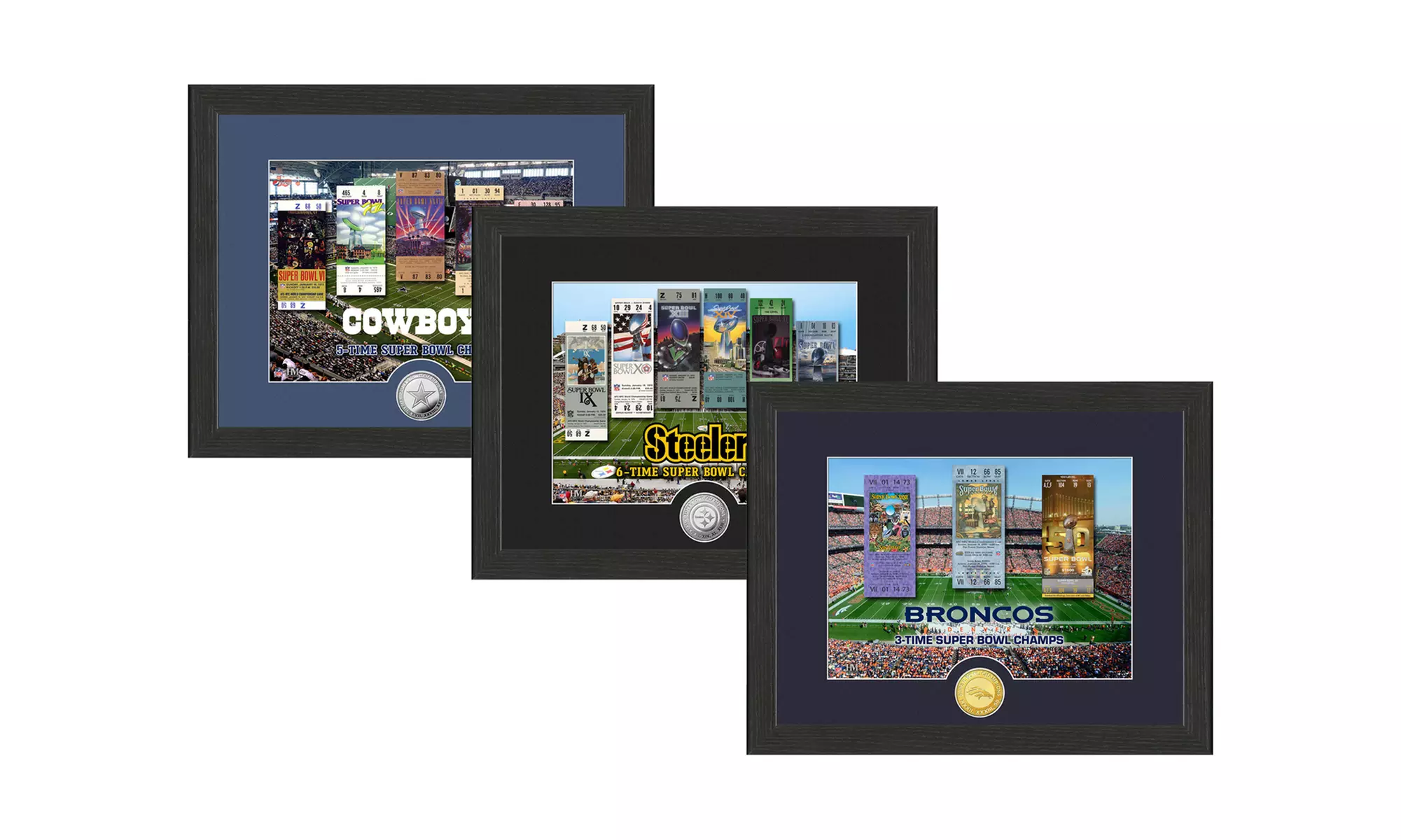 NFL 12"x15" Football Stadium Mint Coin Memorabilia - Primary Image