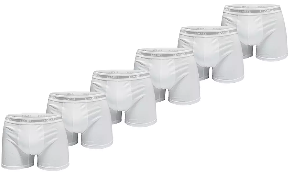 Lot de 6 sous-vêtements pour hommes en coton élastique Liabel