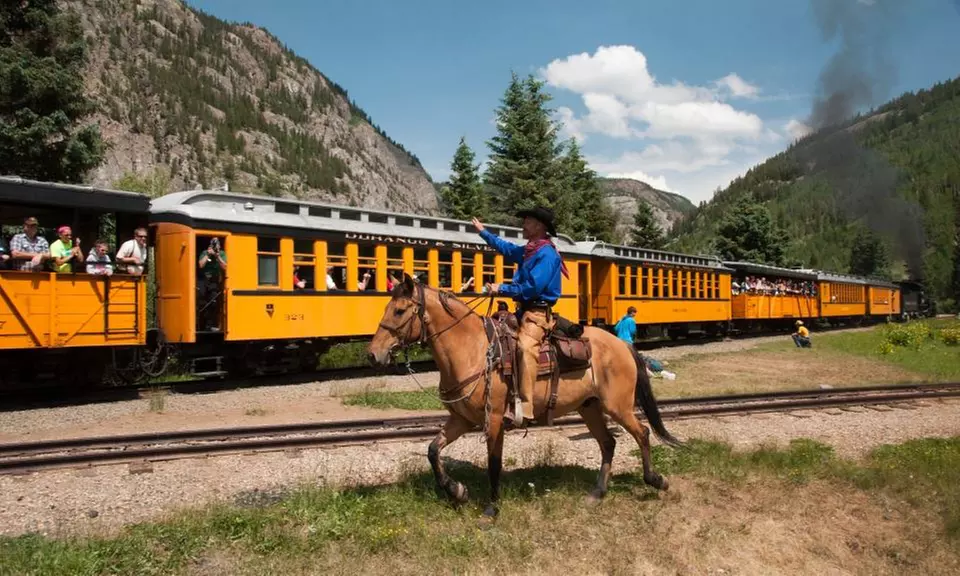 Ultimate Train and Trail Ride for One, Two, or Four from San Juan Sky Outfitters (Up to 25% Off) - Primary Image