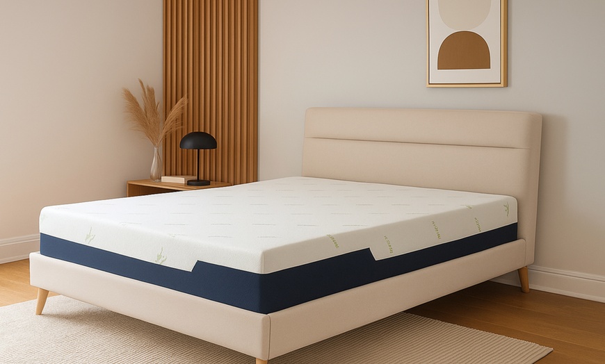 Image 1: Matelas mémoire de forme Sampur, housse bambou