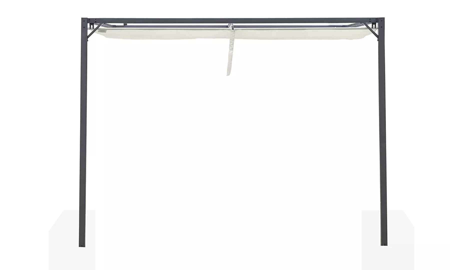 Outsunny Outdoor Pergola Retractable Canopy