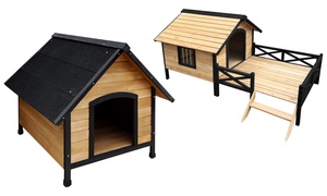 Pet Outdoor Wooden Kennel