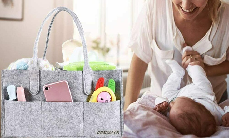 Image 6: Baby Nappy Changing Caddy Bag