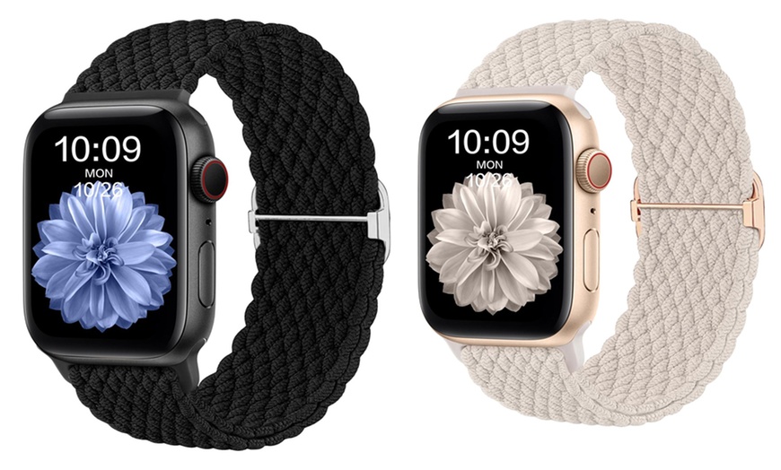 Image 13: Bracelet tressé compatible Apple Watch